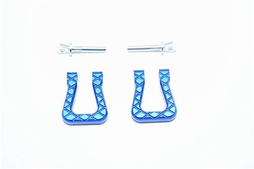 GPM RACING TRX4330RD-BK ALU REAR BUMPER W/ D-RINGS TRAXXAS 1/10 RC TRX4 DEFENDER