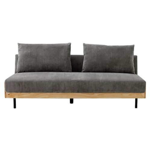 Liam リアム ソファーベッド 3人掛け 3P ソファー ポケットコイル ファブリック コーデュロイ ソファベッド リクライニング ソファベンチ ベンチソファ おしゃれ ナチュラル 北欧 (グレー)