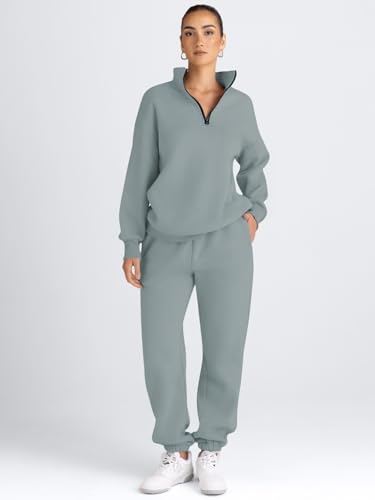 Image of AUTOMET Women's Sweatsuits 2 Piece Outfits Lounge Sets