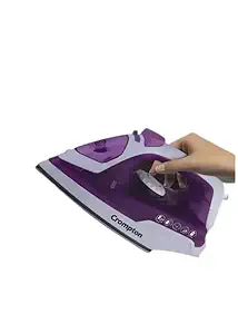 Plastic Crompton fabric max stream iron box, 1000 Watts