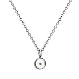 Dainty Mustard Seed Pendant Necklace for Women Girls (Necklace)