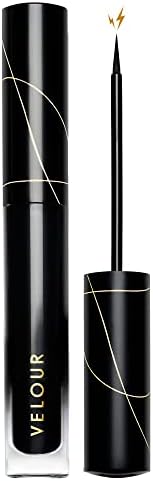 Velour Magnetic Lash & Go Eyeliner - Fine Tip Liquid Magnetic Eyeliner + Lash Glue Hybrid for Magnetic Eyelashes & False Lashes - 2-in-1 Self Adhesive Eyeliner for Magnetic Lashes - 3.5 ml (Black)