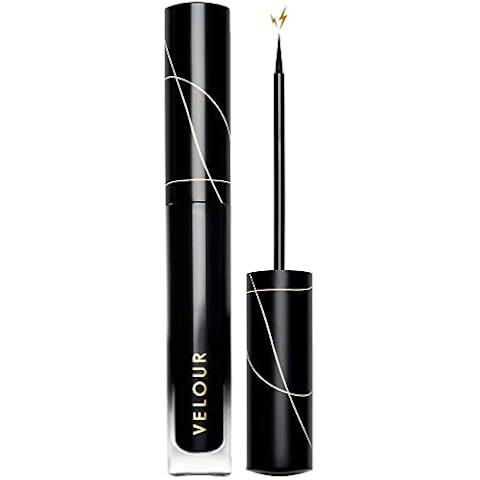 Velour Magnetic Lash & Go Eyeliner - Fine Tip Liquid Magnetic Eyeliner + Lash Glue Hybrid for Magnetic Eyelashes & False Lashes - 2-in-1 Self Adhesive Eyeliner for Magnetic Lashes - 3.5 ml (Black) Cover