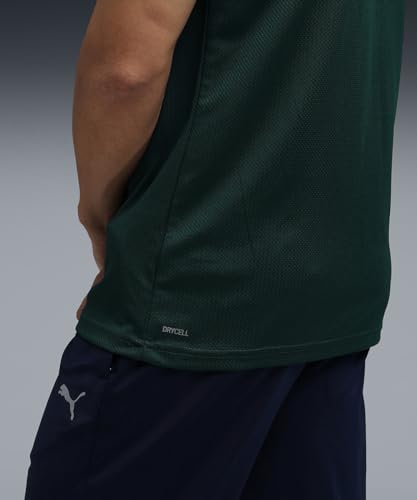 Image of Puma Men Polyester Solid Regular Fit T-Shirt