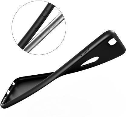 Image of Mobile Back Cover Case for iPhone 6Plus (Silicone Case|CameraProtection|Black SC1510)