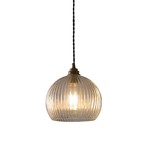 Suspension hauteur réglable E27 avec diffuseur en verre pour un éclairage ciblé