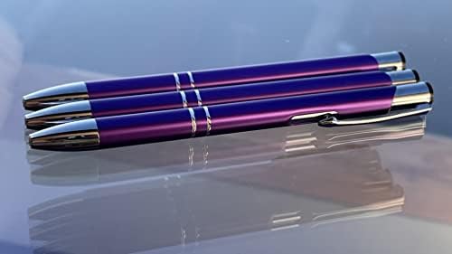 SpoonFromTheMoon Personalised Custom Metal Pen + Black Gift Box, Your Logo on Pen, Laser Engraved Pen, Personalised Engraved Ballpoint Pen, 13 colors, Personalised gift