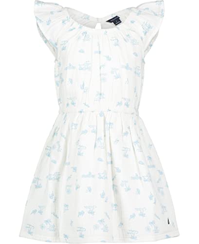 Robe Nautica haut de gamme blanche et chic pour fille 5 ans