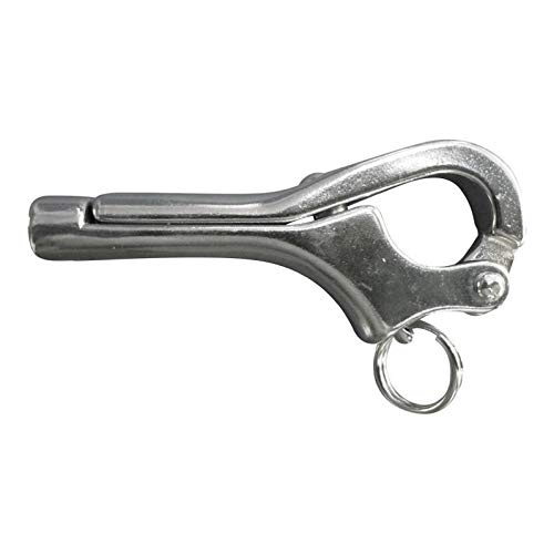 Boat Fittings Pelican Hook - Marine-Grade A4 Stainless Steel - M8, 100mm - pack of 10