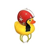 Gelbe Ente Fahrradklingel Kinder Cartoon Ente Farrhad Bell Tier Fahrradhupe Gummiente Klingel Fahrrad Niedliche Fahrradglocke Fahrradzubehör für Kleinkinder, Kinder, Erwachsene, Sport, Outdoor (V)