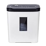 Shredder for Home, Bonsaii 5 Sheet Cross Cut Paper Shredder Small Home Office Use Shredder, Portable Handle Design with 12L Wastebasket