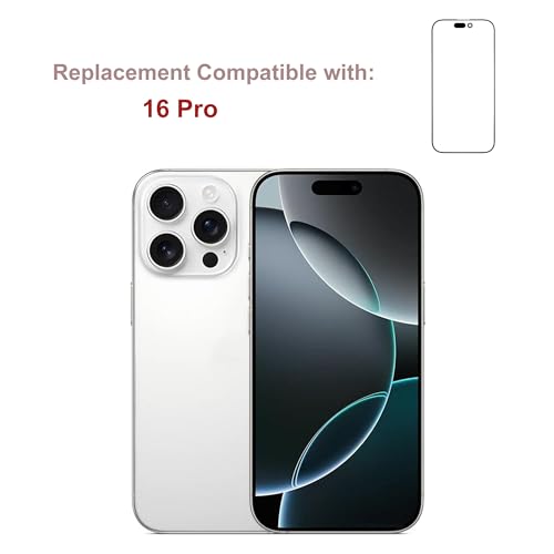 Vitre avant 16 Pro avec OCA et kit de réparation écran
