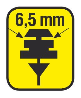 Lampa 19003 Bladex-Plus Pair of Rubbers with Rail in PTFE, 71 inch X 6.5 mm - Image 2