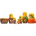 AEVVV Dinosaur Nesting Dolls Set of 7 pcs - Matryoshka Doll with Dinosaurus Figurines - Wooden Dinosaurus - Dinosaur Room Decor - Russian Nesting Dolls - Matryoshka Nesting Dolls