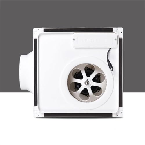 Ventilador de ventilación para techo integrado 30x30cm con luz para baño y cocina, extractor potente de alta potencia miniatura 4