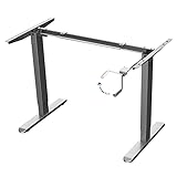 Estabilidad: el marco de escritorio AIMEZO está hecho de recubrimiento en polvo sólido y tubos de pared de acero de doble capa de alta calidad, con una capacidad de carga de 70 kg, que es especialmente duradero. La estabilidad general es buena, muy suave y estable cuando el escritorio arriba/abajo, y el mecanismo de elevación es suave.