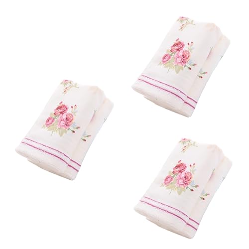 Alipis 3 Uds Toallas De Lujo Toallas De Baño Toallas De Algodón para Las Yemas De Los Dedos Toallas De Cara Trajes De Mujer Toallas De Mano Blancas Toallas De Mano De Lujo Juego De
