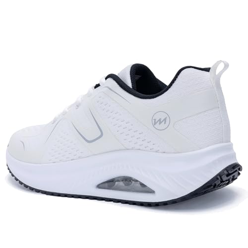 PERSOUL Womens Walking Shoes with Arch Support Plantar Fasciitis Tennis Sneakers Orthotic Shoes for Foot Pain Relief Size 6-113