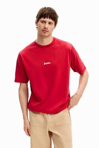 T-shirt manches courtes en tricot homme Desigual col rond mode été décontractée