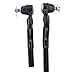 MOTOKU Front Driver and Passenger Side Outer Tie Rod Ends for Jeep Wrangler 2007-2017