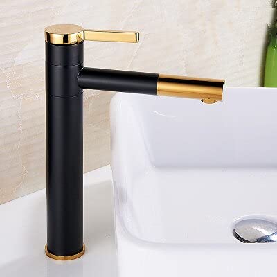 Mitigeur de lavabo rotatif 360° blanc et chrome pour salle de bain