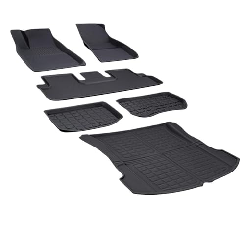 Tapis de sol Model 3 2024 lot de 6 pièces pour bloquer la saleté et l'eau