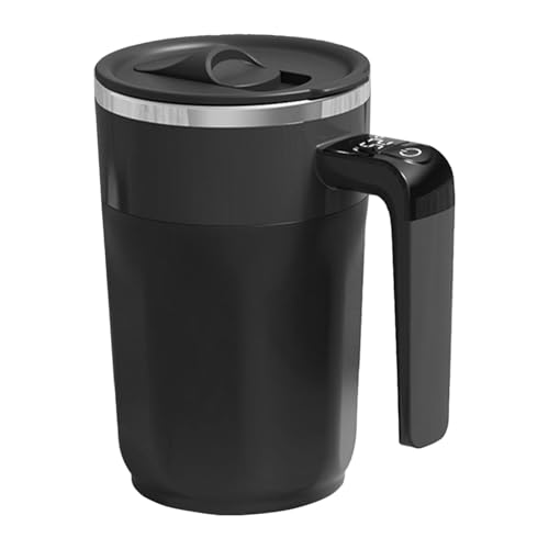 Generico Con Agitazione Automatica - 8,7x7x14 Cm, Per Miscelazione Automatica, Bicchiere Intelligente Ricaricabile | Display LCD Integrato Che Consente Di Miscelare Facilmente Le Bevande, Regalo Pe