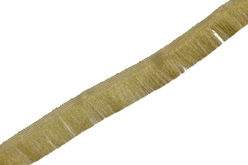 Cinta de flecos para blusas y saris sin deshilacharse, borde de encaje de borla de 9 yardas 3