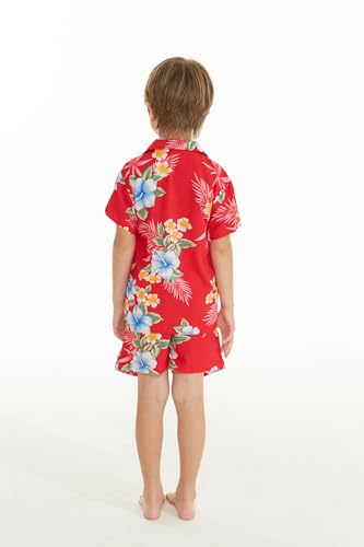 Image of Boys' Aloha Shirt Cabana Set in Signature Prints
