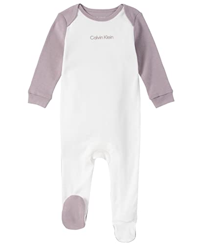 Image of Calvin Klein baby-boys Footed Coverall