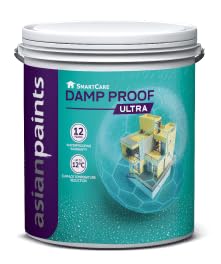 Image of Asian Paint Smart Care Damp Proof Ultra | PU Hybrid Waterproofing | 12 Waterproofing Solutions - Waterproofing | Crack Sealing, Weather Protection | 20 Liter (White)