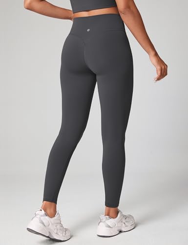Image of UNISSU Hugcurve No Front Seam High Waisted Workout Leggings for Women Buttery Soft Yoga Pants Gym Athletic Tights - 25''