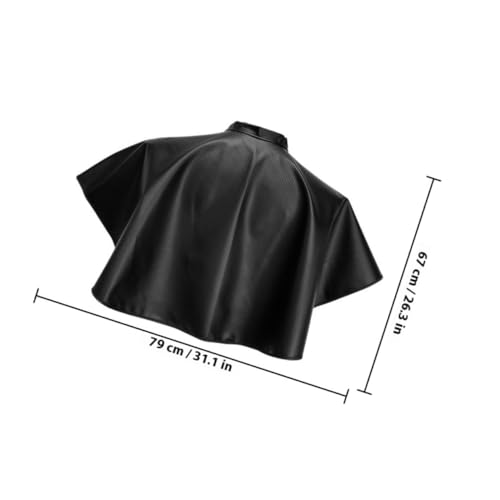 Capa para tinte de cabello 2 piezas negra para salón miniatura 2