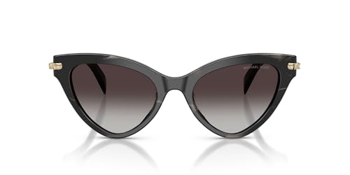 Lista de Lentes de Sol Michael Kors los mejores 10. 43 Michael Kors Gafas de sol Mk2259u Roanoke de ajuste universal para mujer, Cuerno negro/gradiente gris claro