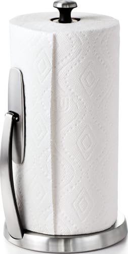 OXO Good Grips SimplyTear Paper Towel Holder Countertop for Kitchen