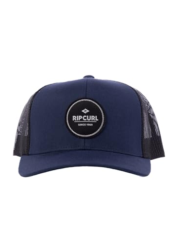Rip Curl Herren Curve Peak Structured Trucker Hat Mesh Snapback Baseball Cap Verstellbar Hut, Navy Exc, Einheitsgröße