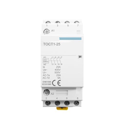 Contacteur modulaire TOCT1 4P 25A : stop au gaspillage energetique 220V