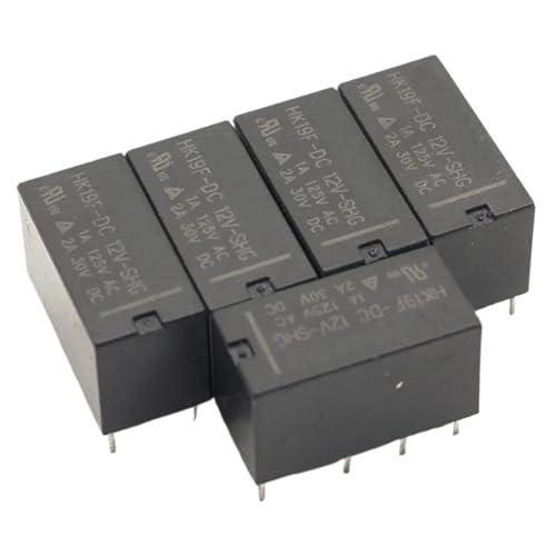 Relais HK19F-DC12V-SHG anti-panne pour isolation de signal électronique 5V 24V