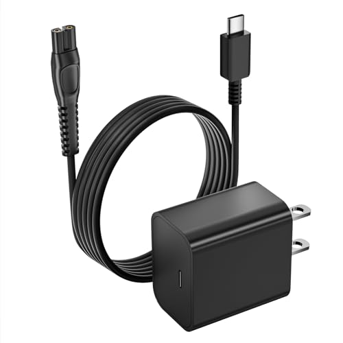 Image of BENSN USB C Charger for Philips Norelco One Blade 360 & Shaver Series 2000 3000 5000 7000, Fits QP2724 QP2834 QP6542 QP6552 QP1924 MG5910 MG7910 MG9510, for Phillips Electric Beard Trimmer Charging