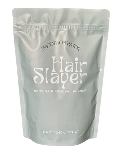 Hair Slayer Body Hair Removal Powder for Women & Men for Normal Skin - Razor Free, Wax Free - Smooth Operator Powder, Long-Lasting Smoothness