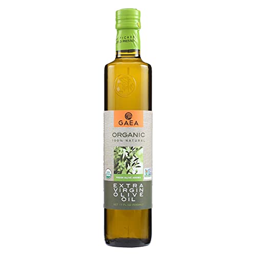 Aceite de oliva extra virgen orgánico Gaea 17 oz pack 6