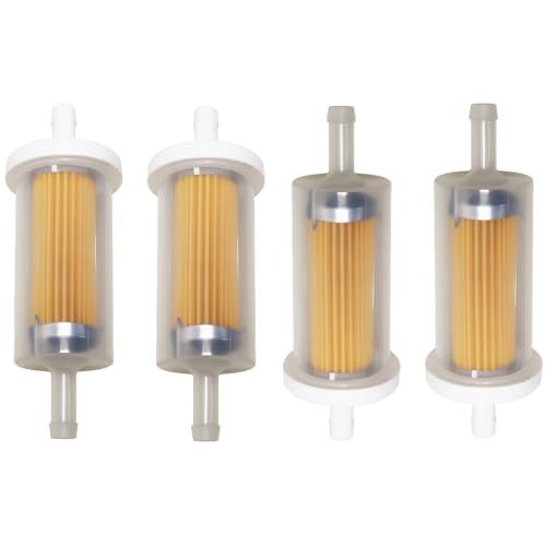 Filtro de combustible para cortacésped MTD y Craftsman, pack de 4 repuestos 3
