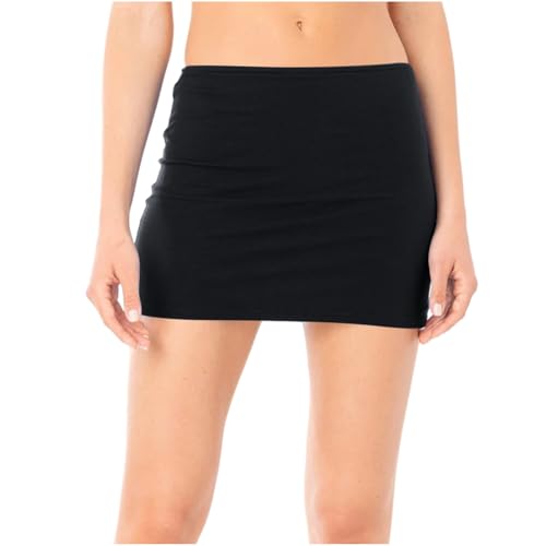Womens Wrap Short Skirt Summer Beach Bodycon Mini Skirt Casual Elastic High Waist A Line Skirts Vacation Outfits