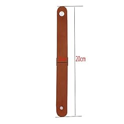 Alnicov Lot de 2 sangles pour ukulélé – En cuir synthétique – Avec bouton – Pour ukulélé et guitare acoustique – Marron - Les Beatles, Paul McCartney, John Lennon, RIngo Starr, George Harrison Alnicov Lot de 2 sangles pour ukulélé - En cuir synthétique - Avec bouton - Pour ukulélé et guitare acoustique - Marron – Image 7