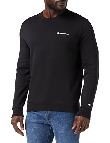 Champion Herren Pullover Legacy Classic Small Logo Crewneck, Schwarz, L