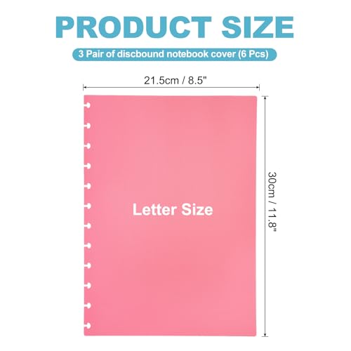 Couverture à disque A4 imperméable et flexible PATIKIL pour protéger vos notes