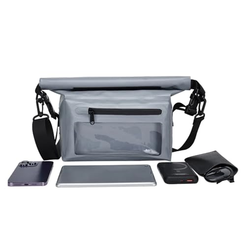 Sac étanche trekking et natation gris pour protéger vos objets de l'eau