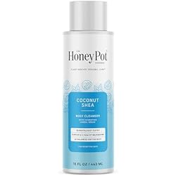 The Honey Pot Company - Body Wash for Women - Coconut Shea | Hydrating Body Cleanser - Moisturize & Cleanse Skin - Free of Parabens & Sulfates - Plant-Derived Botanical Scents - 15 Fl Oz