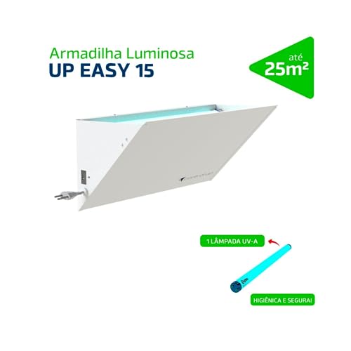 Armadilha Luminosa Control Easy Up 15 Pega Mosca Mosquito Insetos