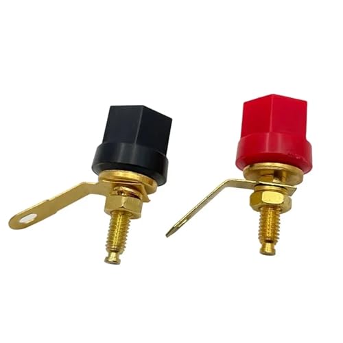 Terminal de Altavoz Chapado en Oro de 4mm con Poste de Encuadernación Premium 7